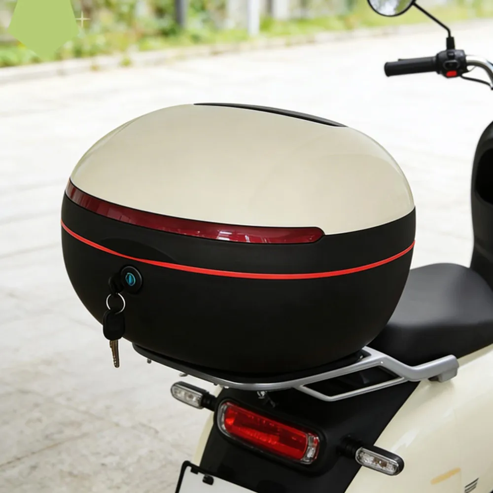 Suitable for Yadea Aima Tailg electric bike rear trunk small turtle king large Electric bike trunk storage box round box