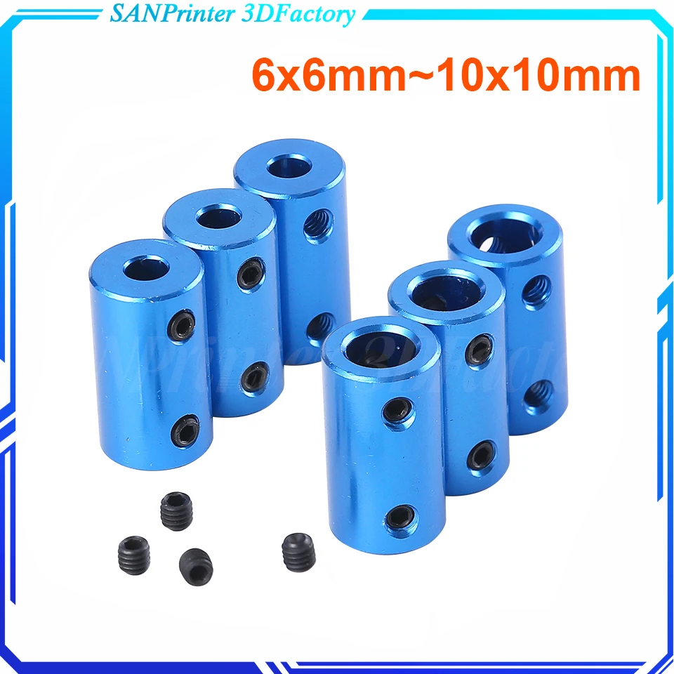 

1pc coupling D14L25 6*6 6*7 7*10 8*10 10*10 shaft CNC coupler aluminium alloy coupling Blue Flexible Shaft Coupler