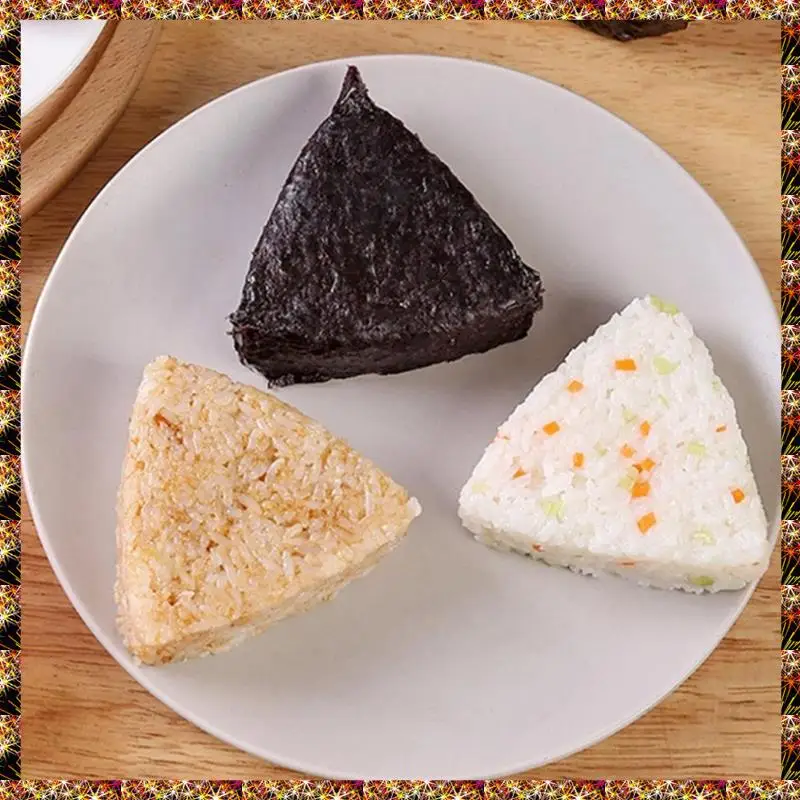 BTCL Onigiri Mould,Large Rice Mold Maker Kit, Non Stick Rice Mould For Kid Lunch,Kitchen, Portable Rice Ball Maker