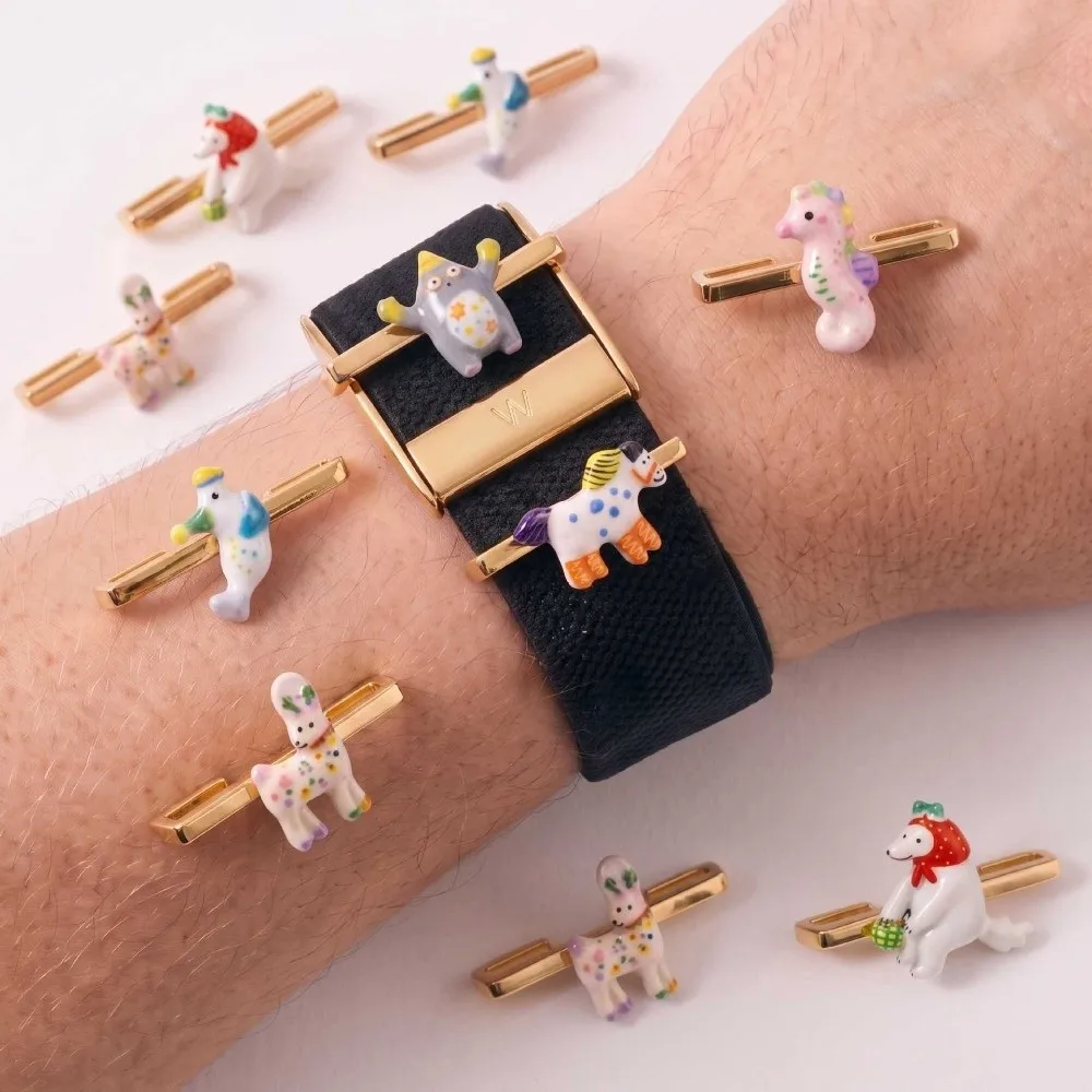 DIY Watch Charm Watch Strap Pendant Resin Cartoon Animal Watch Band Ornament Cute Style Colorful for Whoop 5.0/5.0 MG/4.0