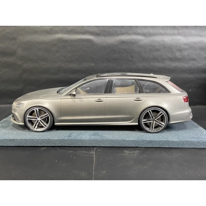 Défectueux MH MOTORHELIX 1/18 échelle Audi RS6 gris résine modèle de voiture jouet à collectionner cadeau Souvenir affichage ornement