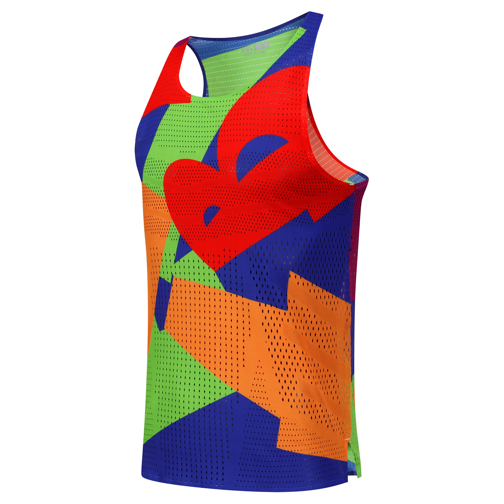 Men Professional Running Vest Tops Speed Sport Fitness Shirts Guys Athlete Track Field Marathon Sleeveless Clothing Quick Drying image 3