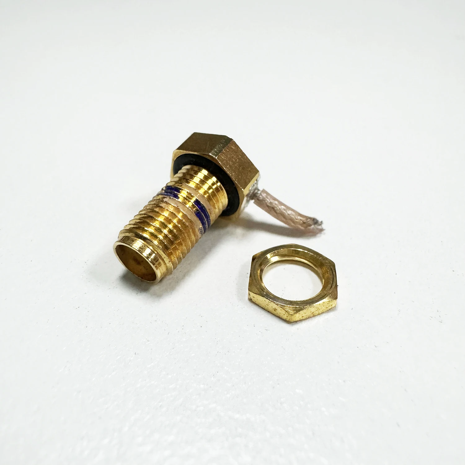 Brass SMA Female Antenna Socket For Garmin Astro 320 430 220 Alpha 100 50 200 200i 10 With Rubber Ring Need to weld yourself