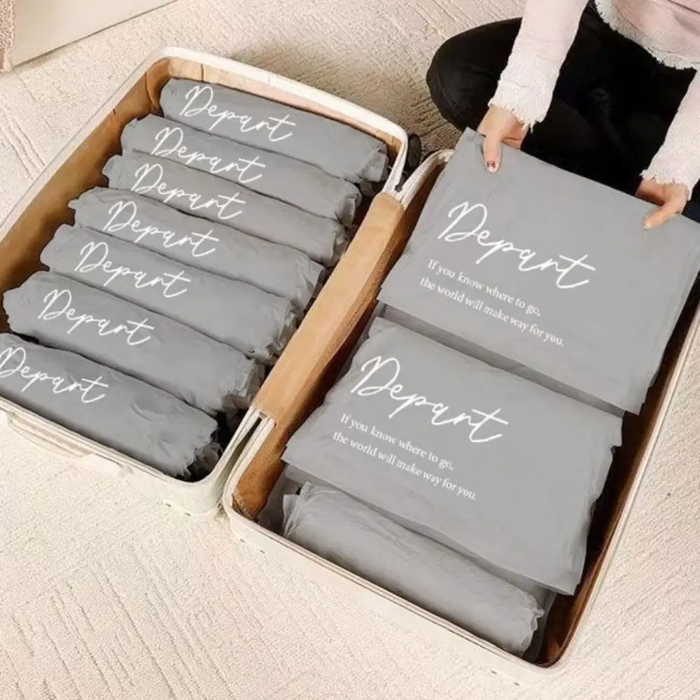 

2Pcs Oxford Cloth Vacuum Compression Bag Moisture-proof Save Space Hand Roll Bag Wear-resistant Reusable