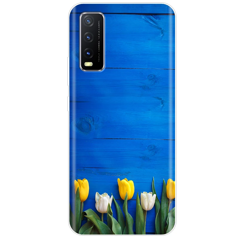 For Vivo Y20 Y20S Case V2026 V2029 Soft Silicone Case for Vivo Y12S V2027 V2028 Case TPU Coque for Vivo Y11S Vivo Y20 Back Cover