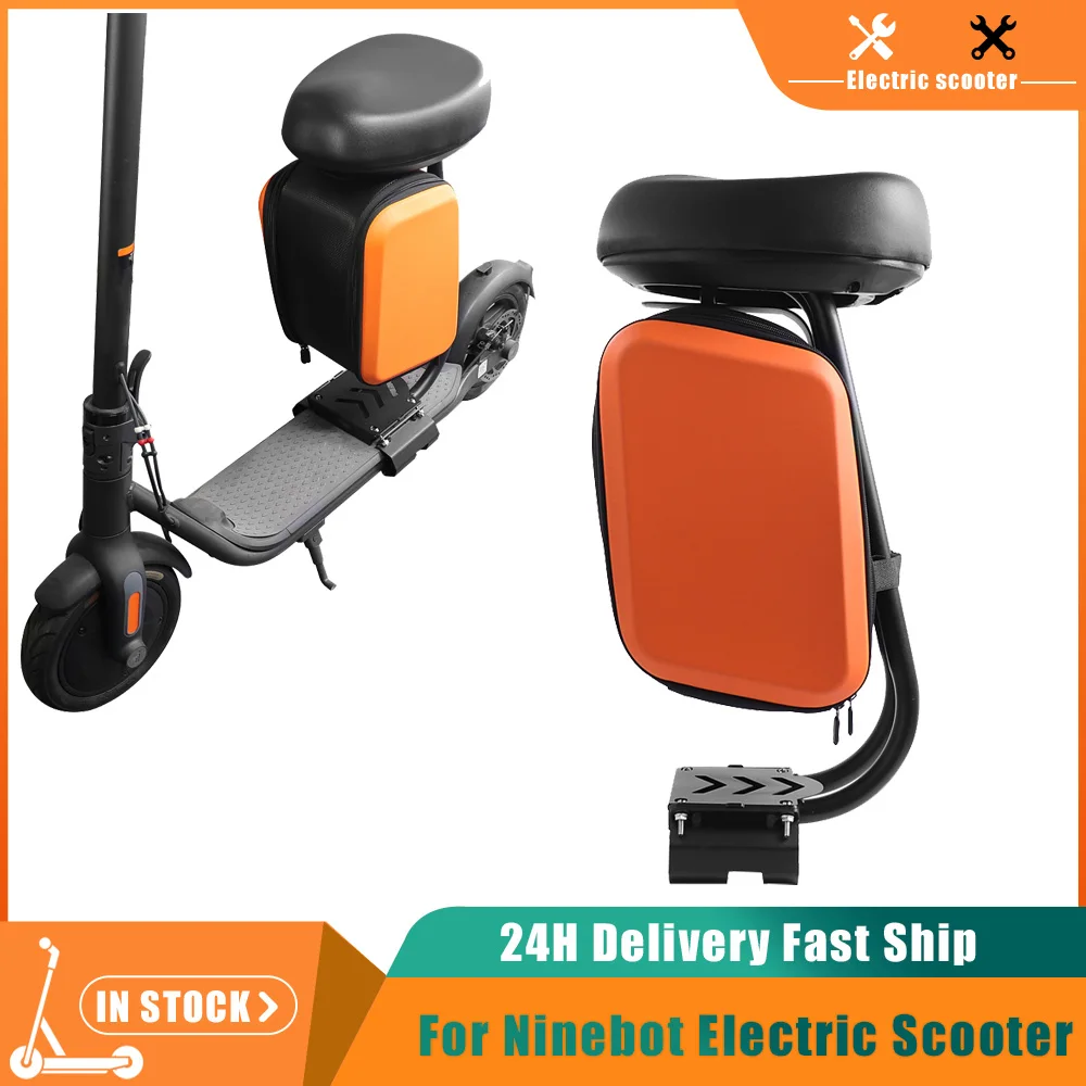 

Multifunctional Chair Seat For Ninebot F Series F20 F25 F30 F40 Electric Scooter Storage Shock-absorbing Seat