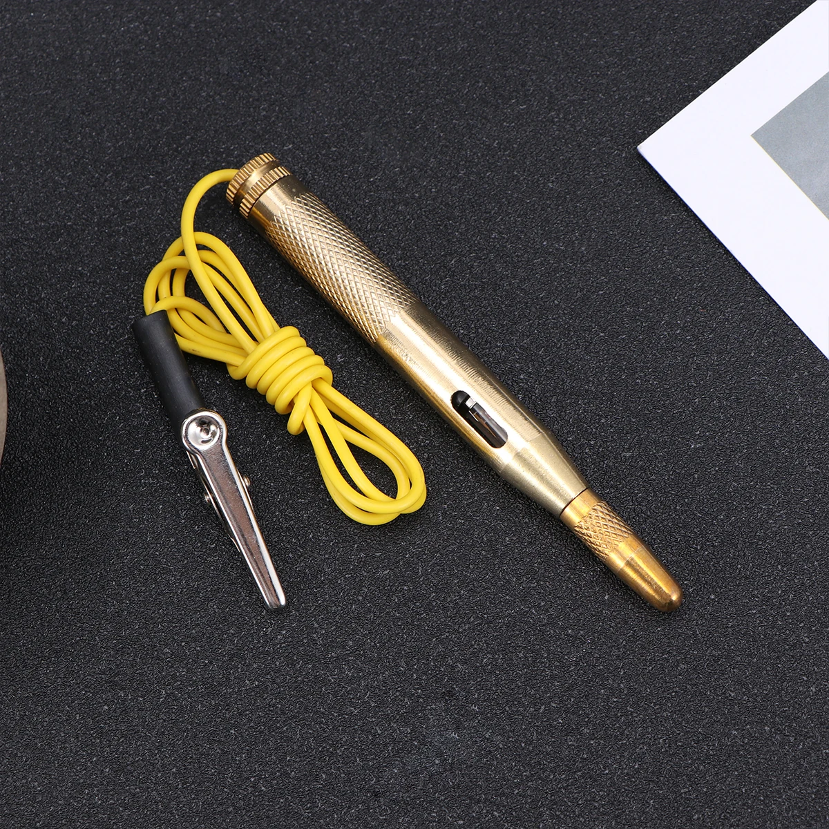 

Car Voltage Tester 6 24V Vehicle Test Pen Checker Ideal for Auto Boats Motorcycles Flexible Wire Lead Crocodile Clip