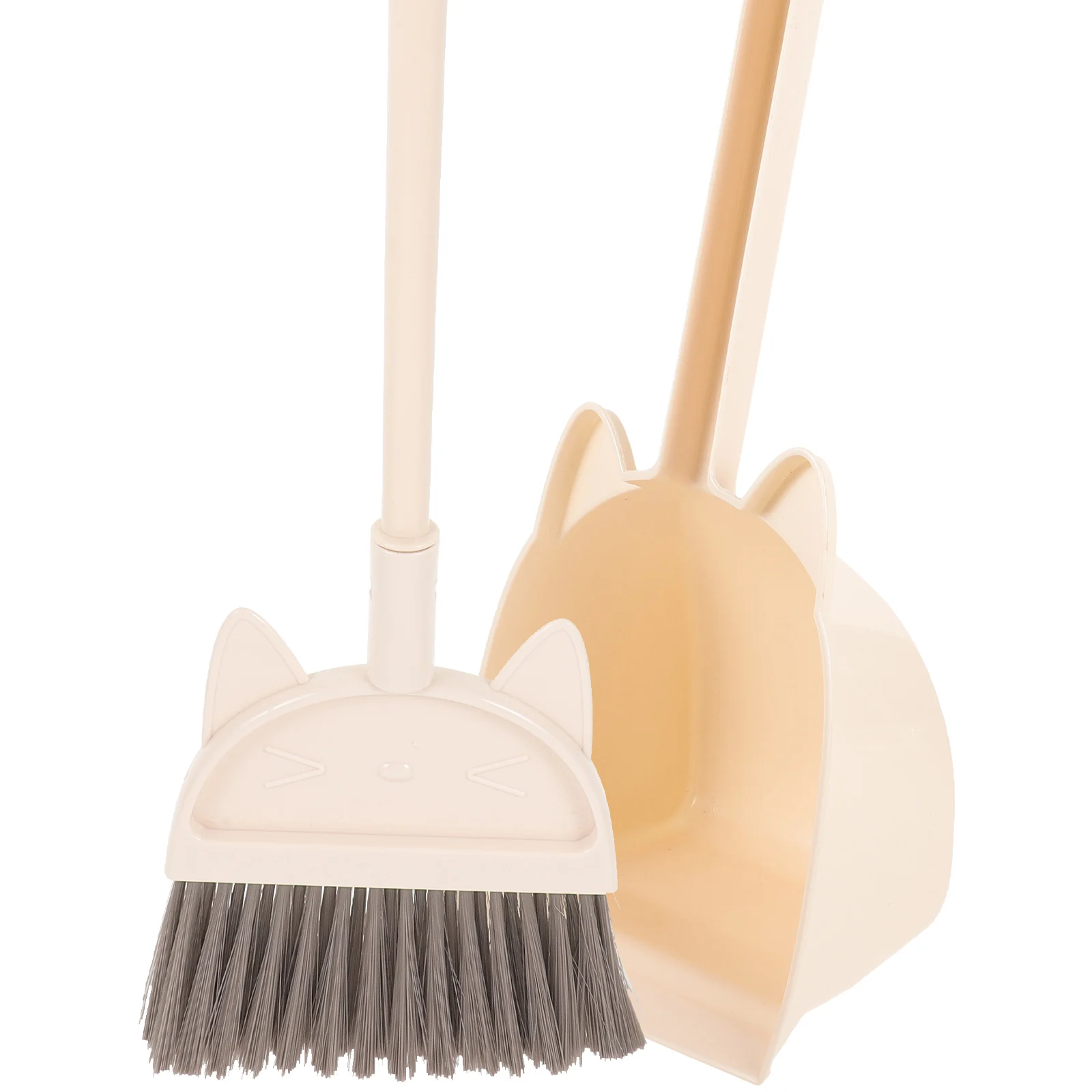 1 ensemble 1 ensemble petit avec pelle à poussière mignon enfants balai ensemble balai en plastique pour enfants en bas âge jouer travaux ménagers semblant outil de nettoyage maison