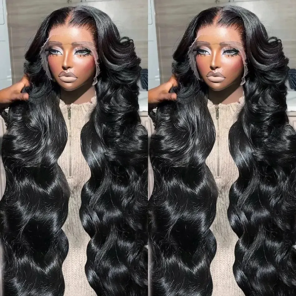 250% Transparent HD Body Wave 30 40 Inches 13x6 Lace Front Human Hair Wigs 13x4 Lace Frontal Wig 5x5 Closure Remy Hair Wig