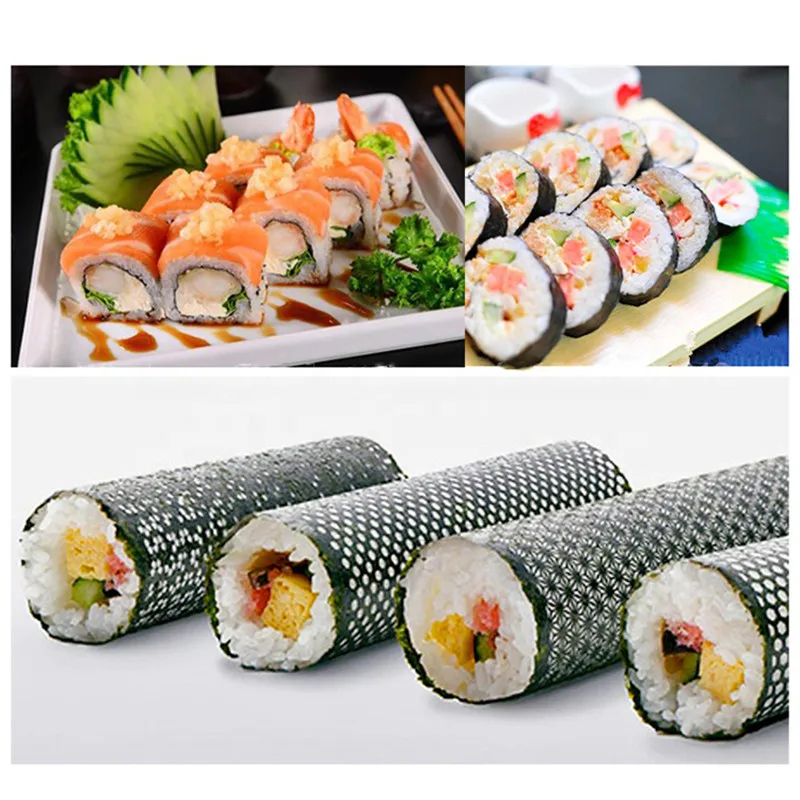 Commercial Japanese Sushi Machine Stainless Steel Manual Sushi Rice Sheet Making Machine for Sushi Restaurant