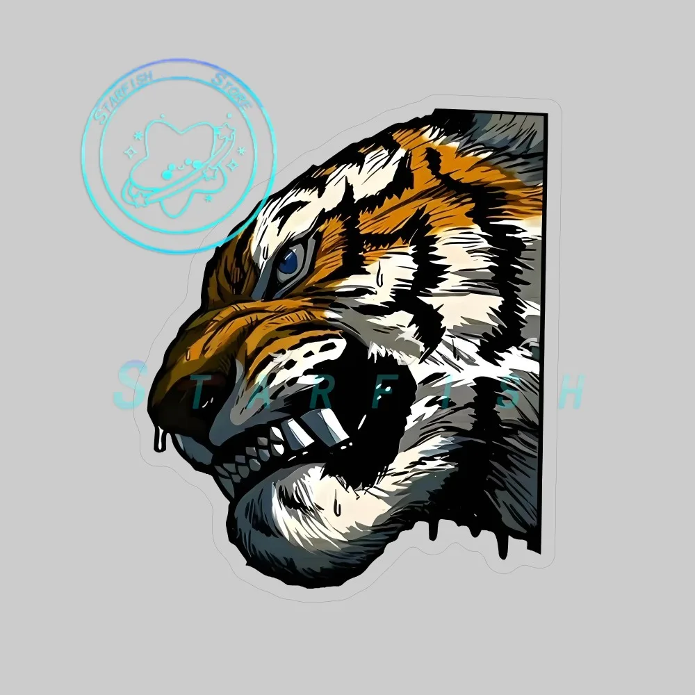 

Tiger Mountain Forest Landscape Car Window Decoration Waterproof Sunscreen Stickers PVC Material Spray Coating Process