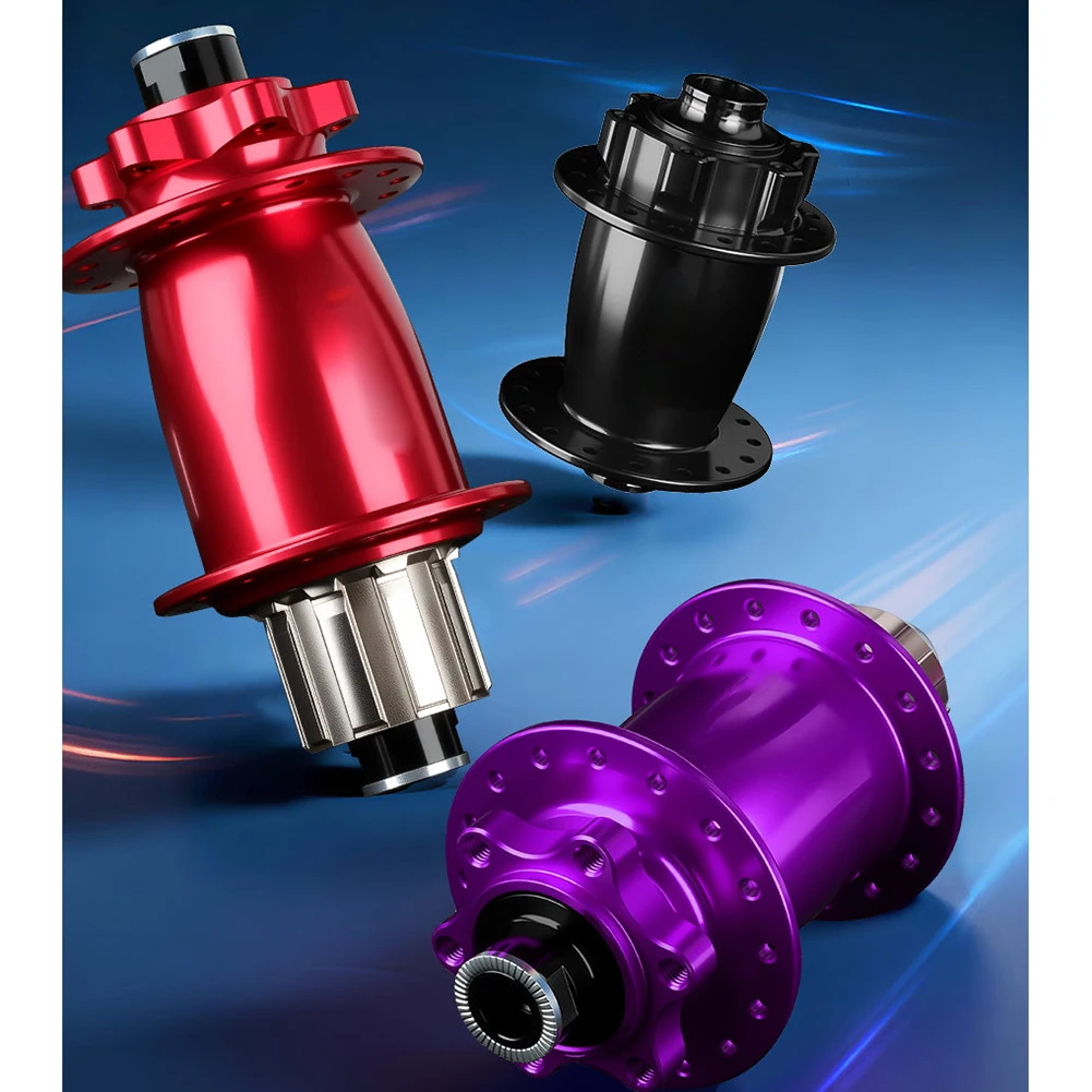 

Dirt Jump Bike Hub Inner Diameter 10mm Aluminum Alloy Black Purple Red 32 Spoke Holes 14G Spokes 16T 14G For HG Accessories