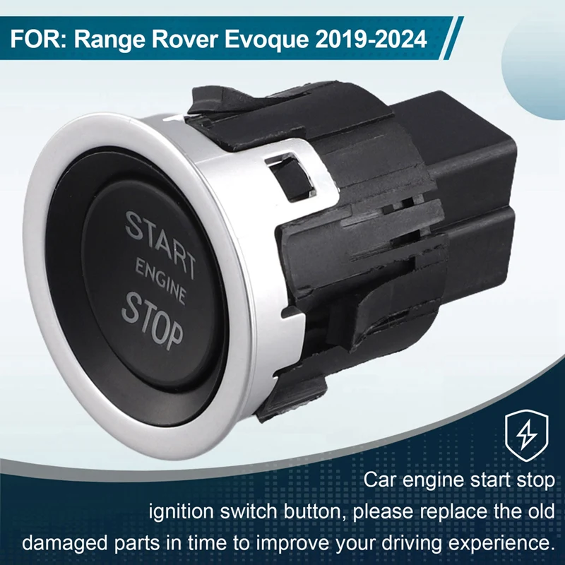 Car Engine Start Stop Ignition Switch Push Button LR070381 For Land Rover Range Rover Evoque 2019-2024