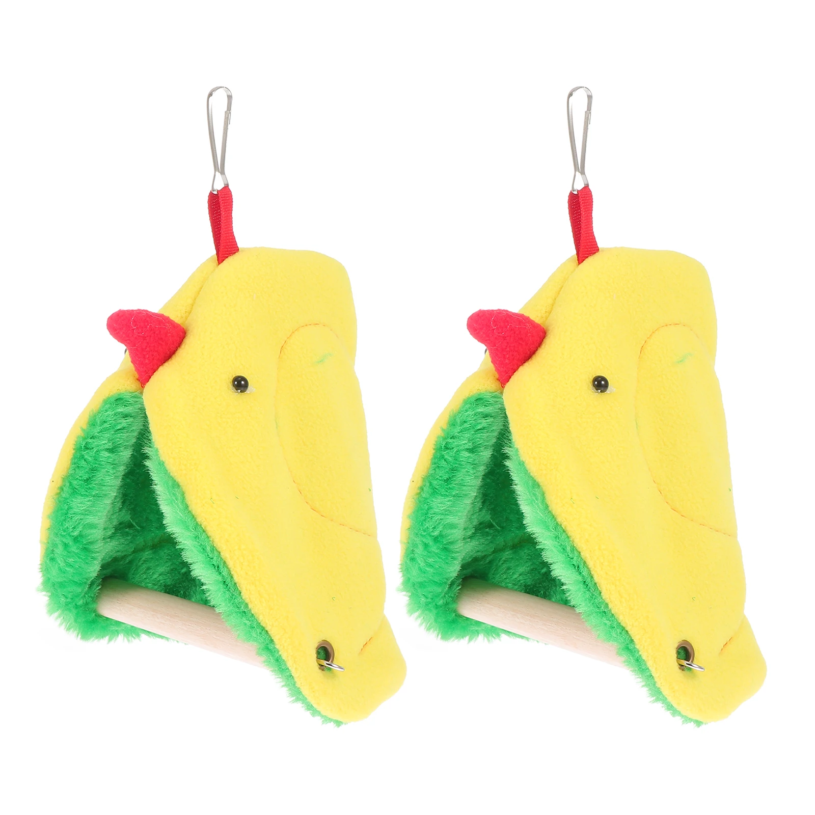 

2 Sets Warm Bird Nest Durable Parrot Cages Hanging Tent Triangle Hammock Breathable Comfortable Washable Quick Dry Indoor