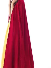 Red Velvet Cosplay Cloak Stage Performance Costume Pure Color Mystery Man Swan Lake Halloween Outfit Women's Ethnic Fashion
