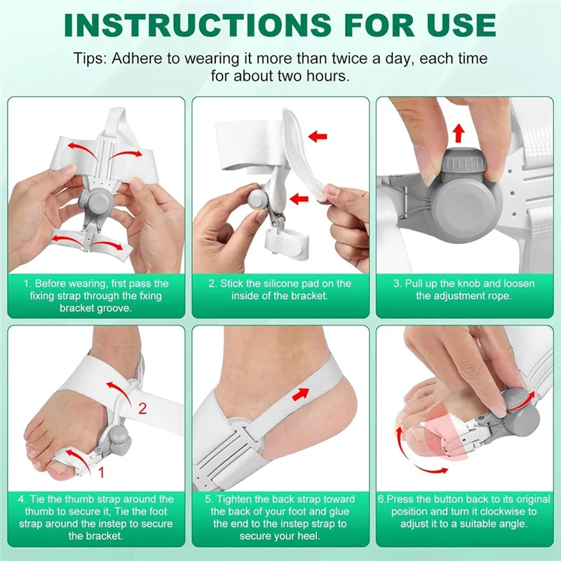 B15C Bunion Corrector Bunion Corrector For Women Big Toe Adjustable Bunion Corrector Right Foot