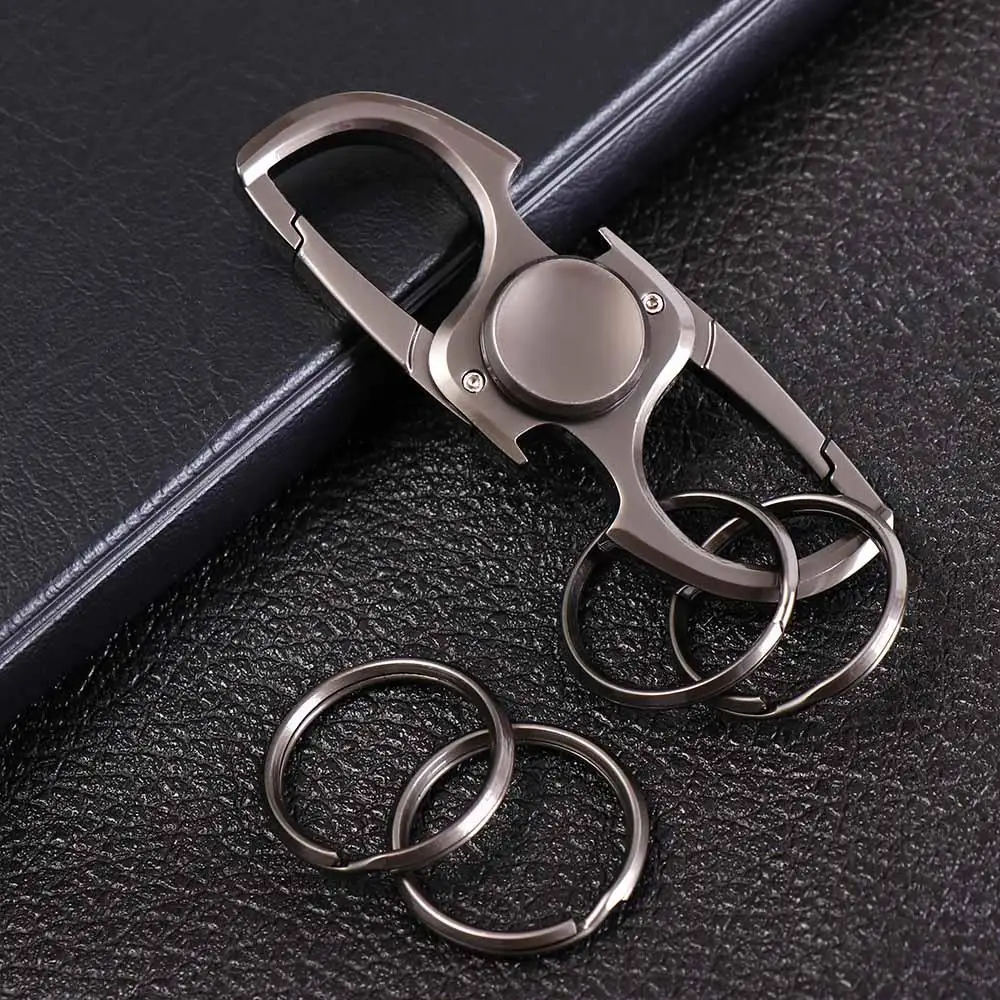 Hand Spinner Fidget Spinner Keychain Bottle Opener Creative Design Fidget Bottle Opener Metal Stainless Steel