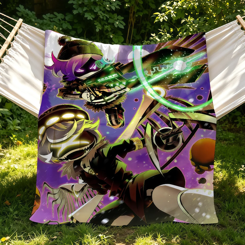 Anime M-murder D-drones Blanket Suitable For Sofas Beds Offices Cars Outdoor Travel An Ideal Gift For Friends Family