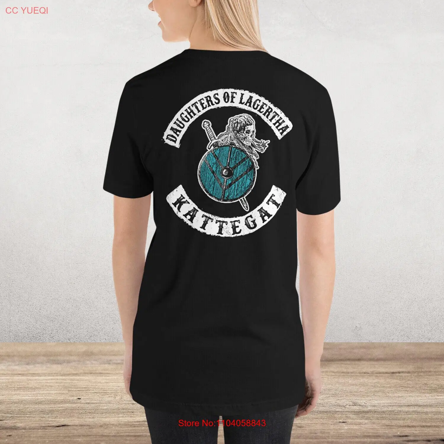 Daughters of Lagertha - Kattegat - T-Shirt (back print with small logo on front)