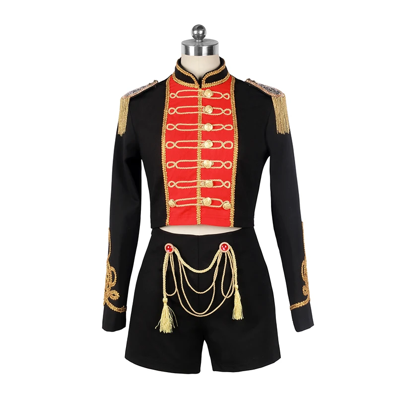 Cheerleader Costume Women Dancer Outfit K-pop Stage Outfit Festival Clothing Rave Wear Hip Hop Clothes Concert Outfits JL4163