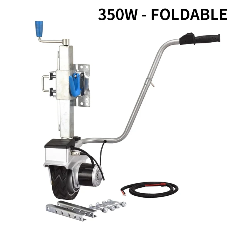 Elektrische auto Mover Trailer Neuswiel 12V Mover Elektrisch paard Vlotter Automatische rem Opvouwbaar