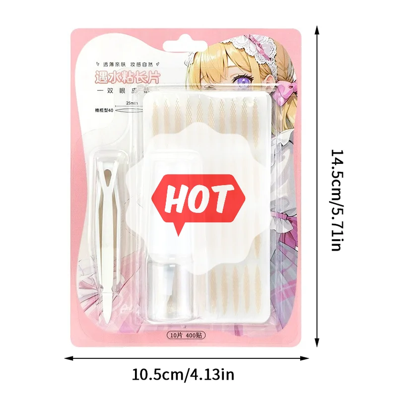 สติกเกอร์ติดตาสองชั้นแบบล่องหน แถบยกเปลือกตา แถบติดตาสองชั้น เทปกาวติดตา อุปกรณ์ติดตา