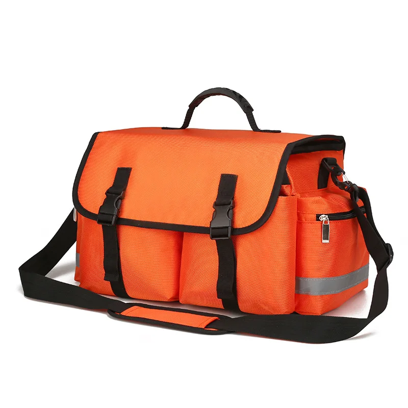 Bolsa médica múltiple profesional, Kit de primeros auxilios vacío, bolsa de emergencia, suministros médicos para acampar al aire libre, nailon de