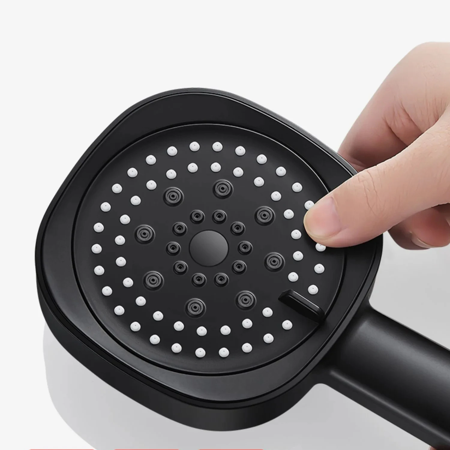 휴대용 샤워헤드 고압 대형 강우 다기능 조절 가능 샤워 깍지, 마사지 욕실 액세서리, 5 가지 모드