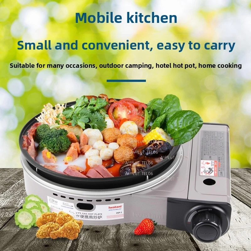 Draagbare winddichte gasfornui - Camping Cooking Butane recensie en prijs