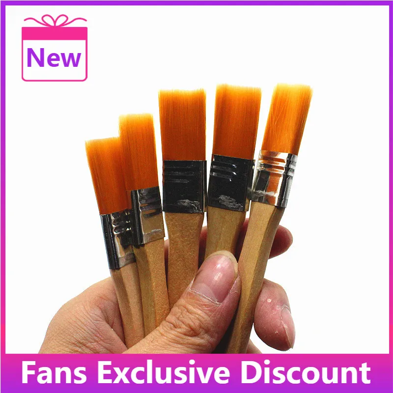 Hot Sale Wooden Handle Brush Nylon Bristles Welding Cleaning Tools for Solder Flux Paste Residue Keyboard