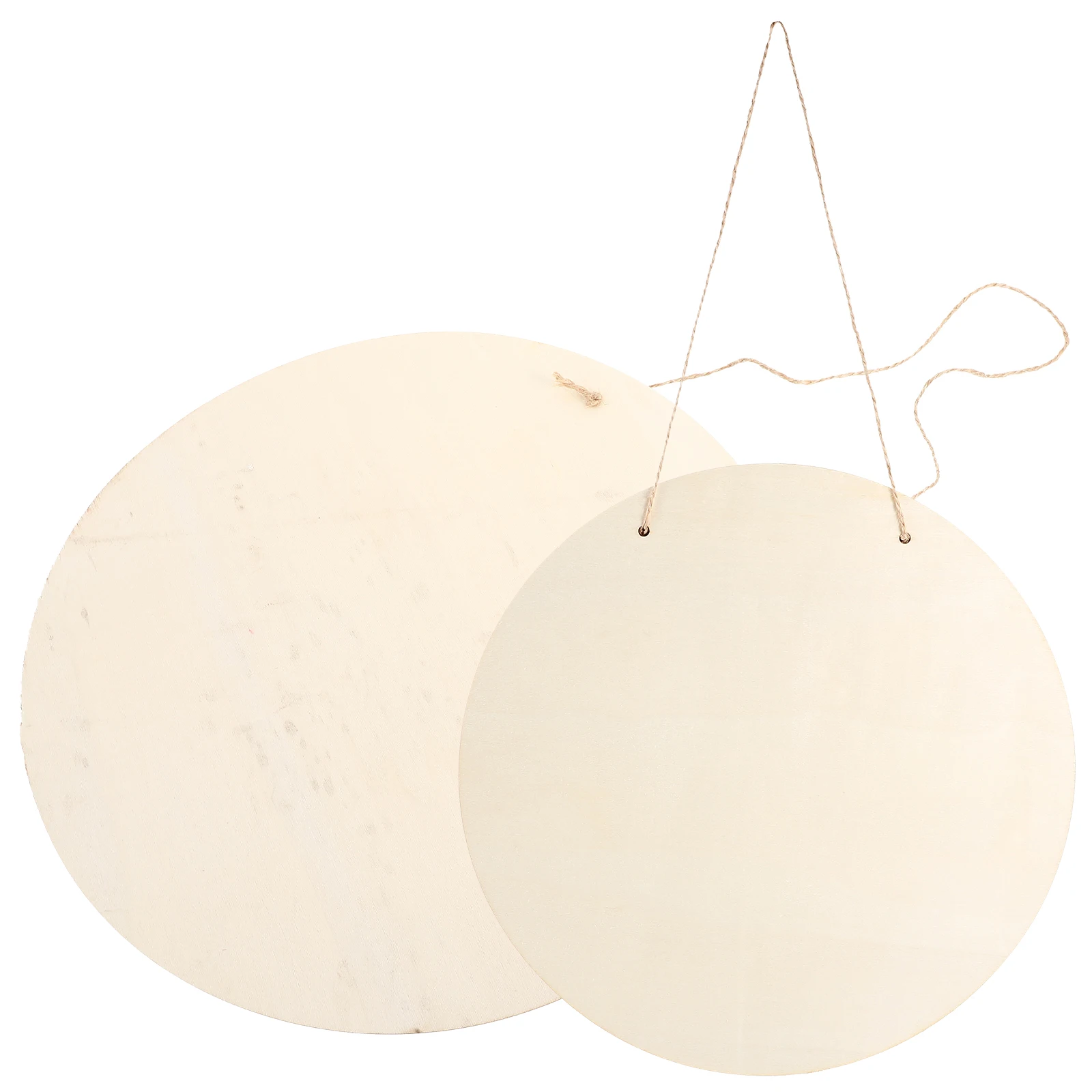 

2Sets DIY Wooden Signs Blank Boards for Crafts Unfinished Wood Hanging Plaques for Wedding Cafe Home Decor Wood Sign