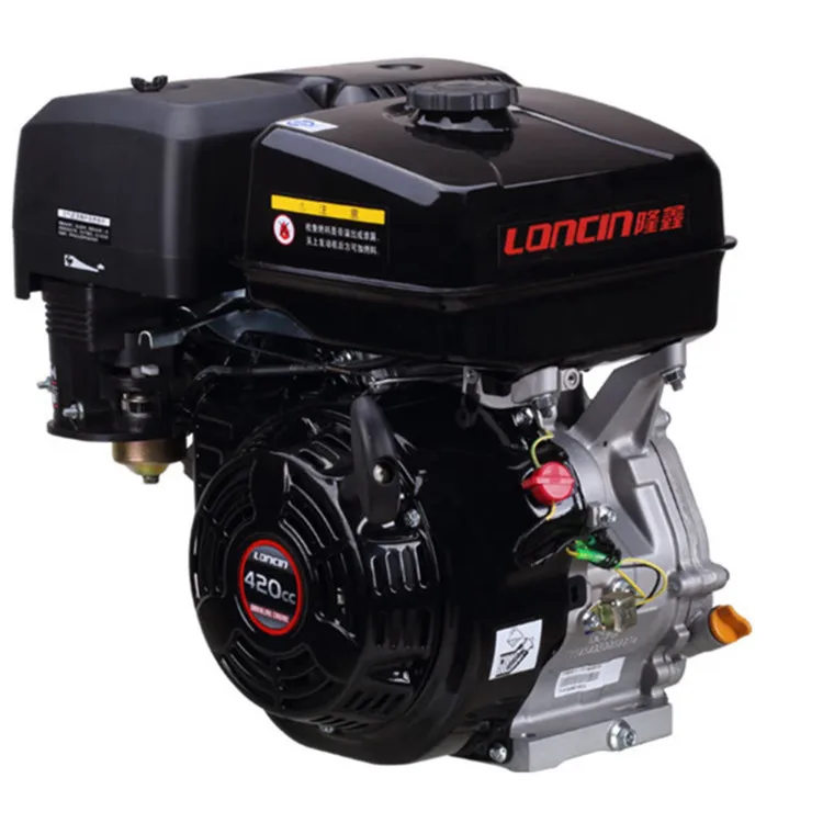 G420F Loncin  Engine 420CC Manual Start 15HP Keyway Shaft Petrol Engine