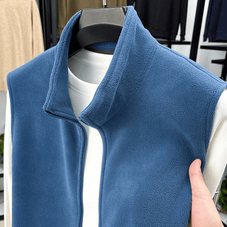 

Мужской вельветовый пуховый жилет, теплая верхняя одежда, осенне-зимняя модная повседневная куртка-стойка с застежкой-молнией, молодежная модная куртка