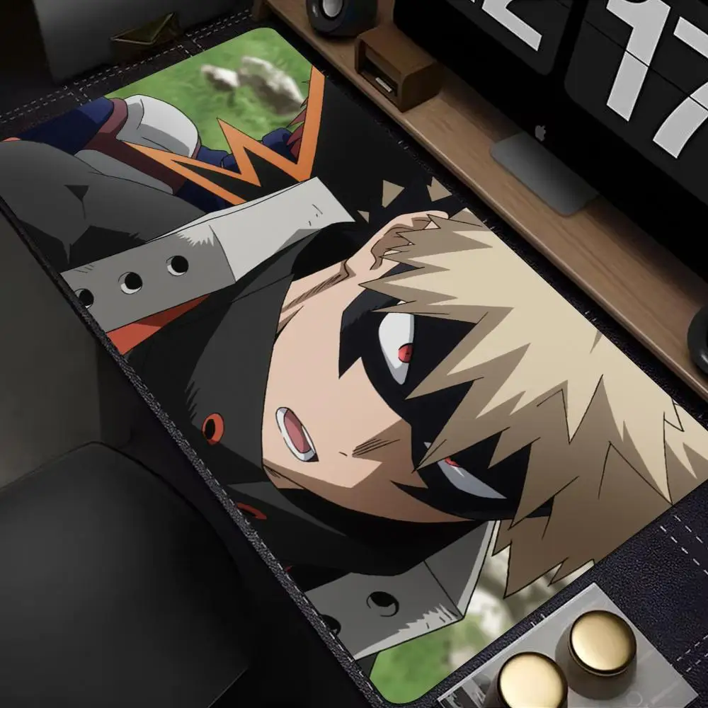 

Animation B-Bakugo K-Katsuki Mouse Pad Mouse Pad XXL Gaming Accessories Office Gamer Keyboard Desk Mat Non-Slip Laptop HYBXXC