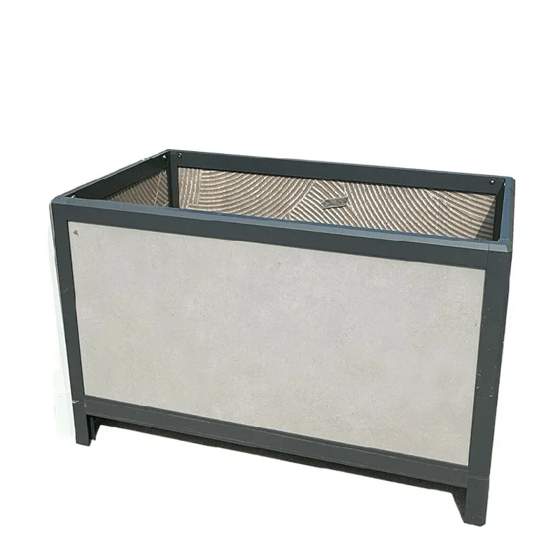 

Aluminum alloy, outdoor courtyard vegetable planting box, balcony flower pot tree planting box