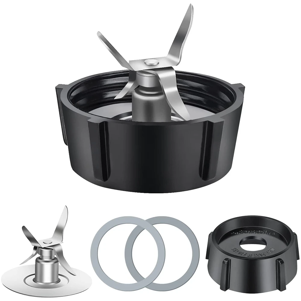 Substituição Blades Assembly para Oster Osterizer Blender, 4 Ponto Blades Fusão, 2 Piece Rubber Seal Junta, 4961