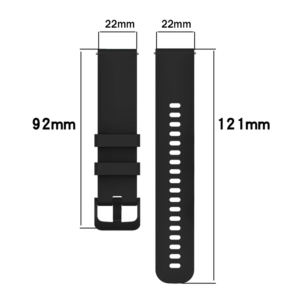 22mm Silikonowy Pasek Sportowy do SUUNTO 9 Peak PRO/DLC RACE S 5 Opaska do COROS APEX 46mm/PACE Pro Smartwatch Wymienna Bransoletka