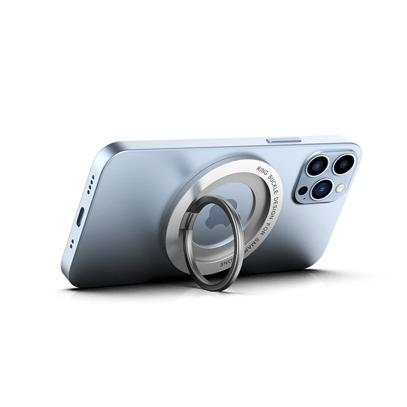 

Magnetic Ring Phone Stand Alloy Rotatable Foldable Kickstand Magnet Mobile Phone Bracket for Apple MagSafe IPhone 16 15 14 13 12