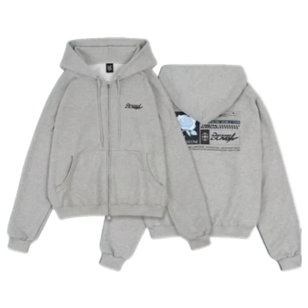 KPOP 2025 New Y2K Sportswear Harajuku CNBLUE Hoodie Free Sweatshirt Letter TASTE Printer GREY BLACK Pullover Hooded