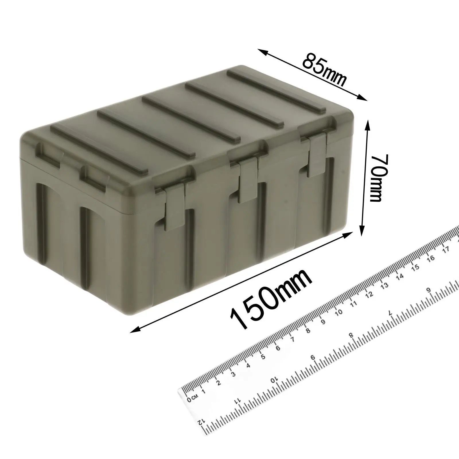 1/6 Kunststoffkoffer Simuliertes Modell für 12" Actionfigur Landschaft Dekoration Spielzeug