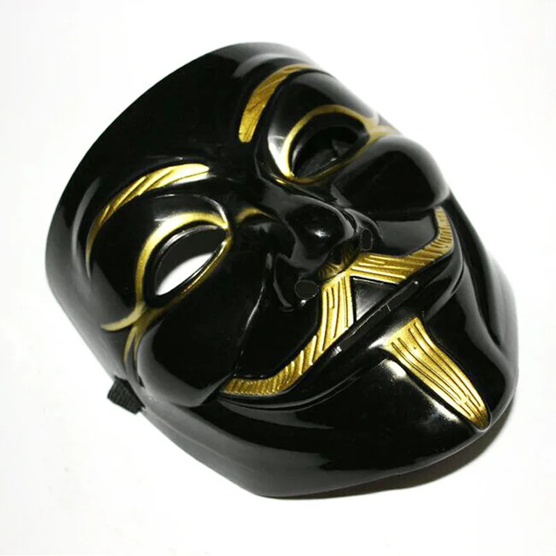 Halloween Fancy Dress Costume Cosplay Venetian Carnival Mask Christmas Gifts for Men Guy Fawkes Anonymous Vendetta Mask