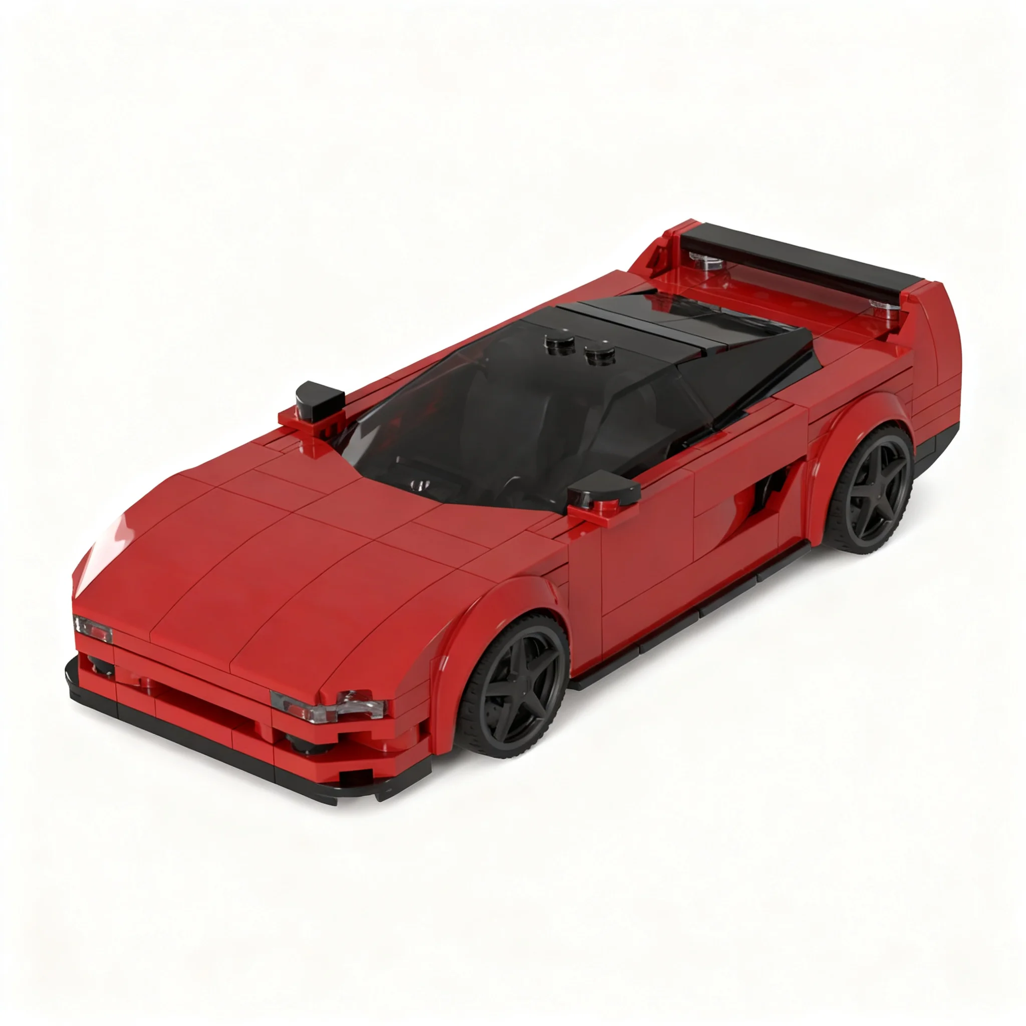 308pcs MOC City Champions NSX 8wide MOD Model Building Blocks Christmas Gift Display Assemble Creative Craft Education Brick