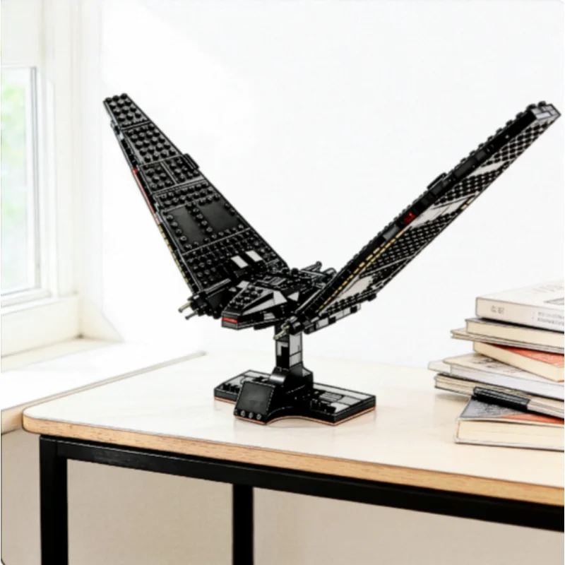 2026 New 387pcs Creative Assembly Bricks Diy Toy Space Kylo Ren's Command Shuttle Model Building Blocks Educational Holiday Gift