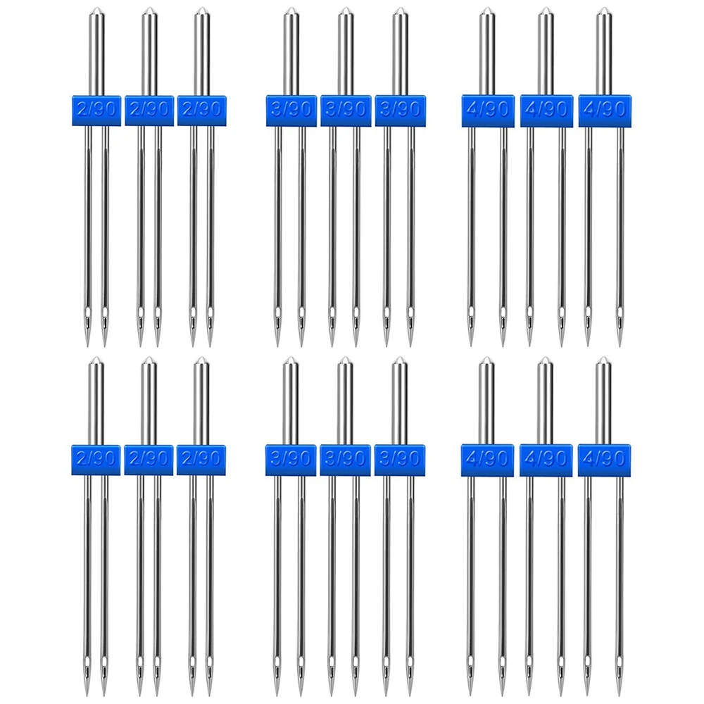 3 sztuk szycia podwójne podwójne igły 2/90 3/90 4/90 maszyna do szycia Stretch podwójne igły szpilki do gospodarstwa domowego akcesoria do maszyn do