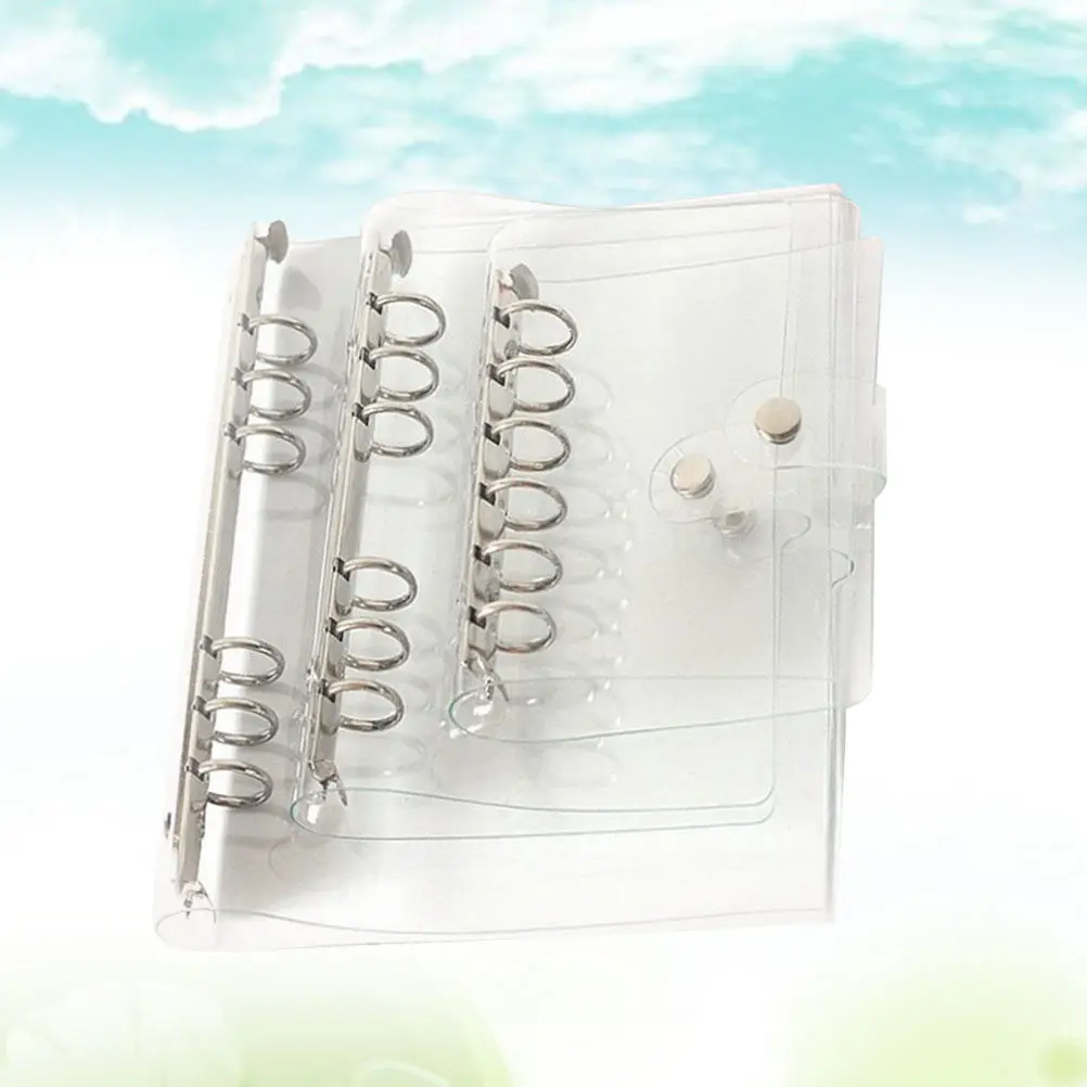 

Премиальный легкий портативный папка-скоросшиватель из ПВХ с эластичной лентой и крючком для ручки для школы, офиса, бизнеса, сортировки, прозрачный