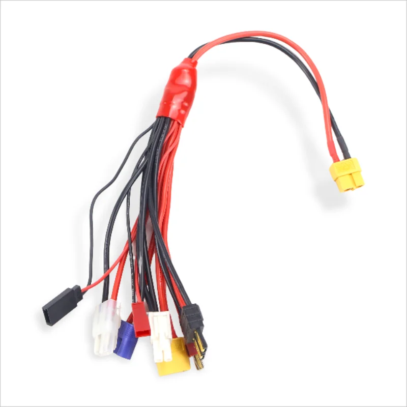 NewTypeXT601-9Meerdere stekkers Conversie kabel converter Terminal T EC3 XT30 JST TRX FUTABA TAMIYA Verhogen PlugCharger Accessoire