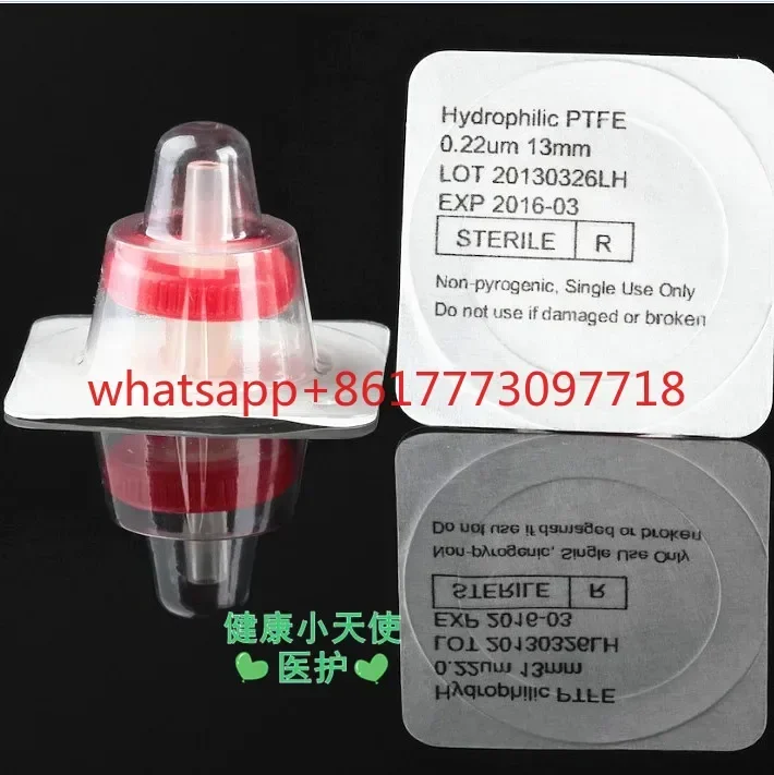 13MM Sterile PTFE Hydrophobic Filter Needle Water Vapor Separation Filter Micro Air Filtration