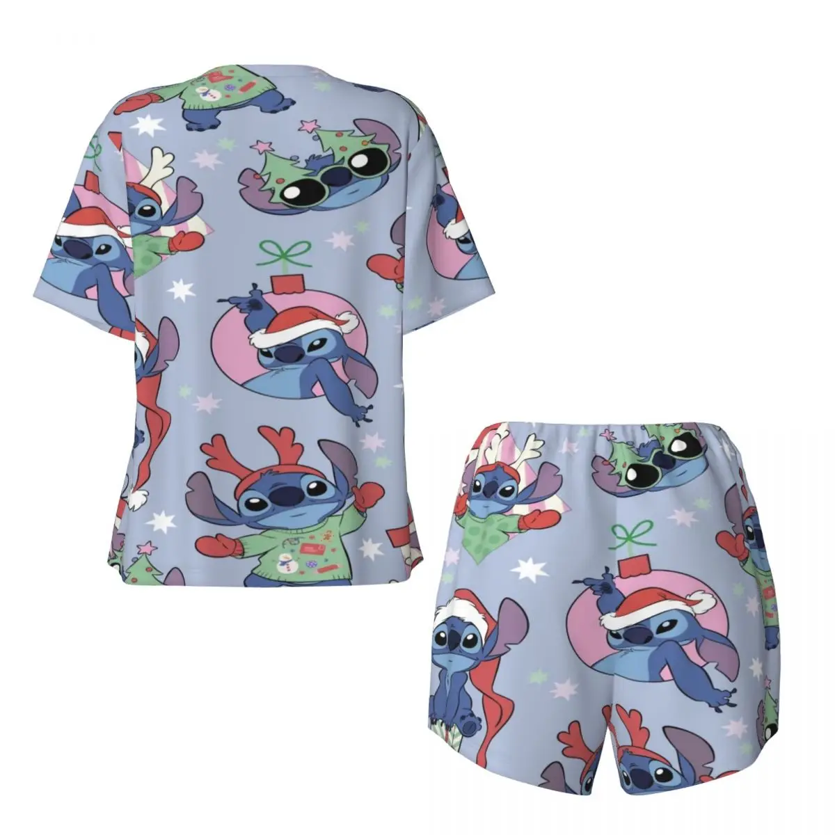 Pigiama da donna Disney Set da 2 pezzi per donna Abito casual a maniche lunghe