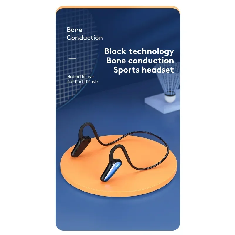 MD8 العظام التوصيل بلوتوث 5.2 سماعات الأذن هوك اللاسلكية IPX5 سماعات مقاومة للماء للرياضة اللياقة البدنية صدمة القرن سماعة