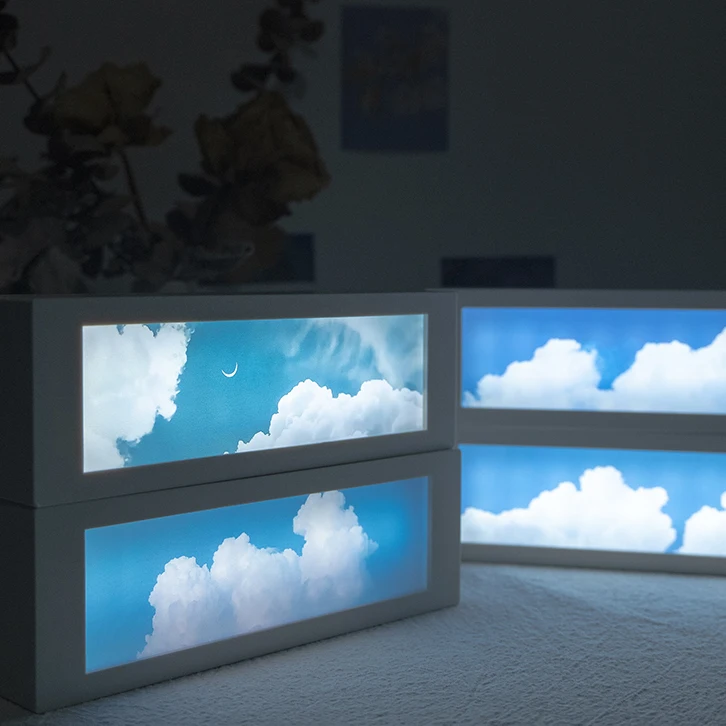 

Rechargeable Sky Clouds Led Night Light Baby Kids Bedroom Indoor Lighting Decoration Lamp Desk Table Lamps Gift